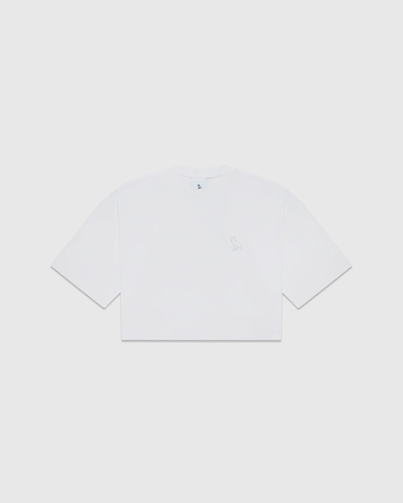 Cropped T-Shirt - White