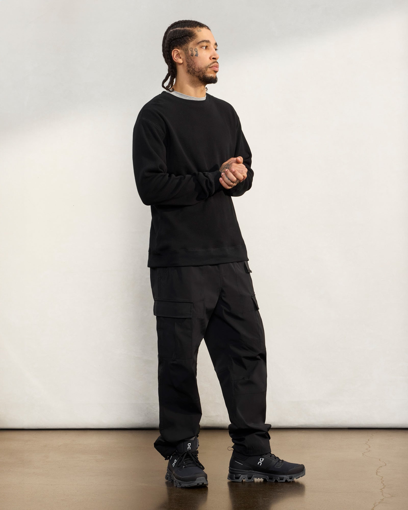 Belted Utility Cargo Pant - Black IMAGE #3