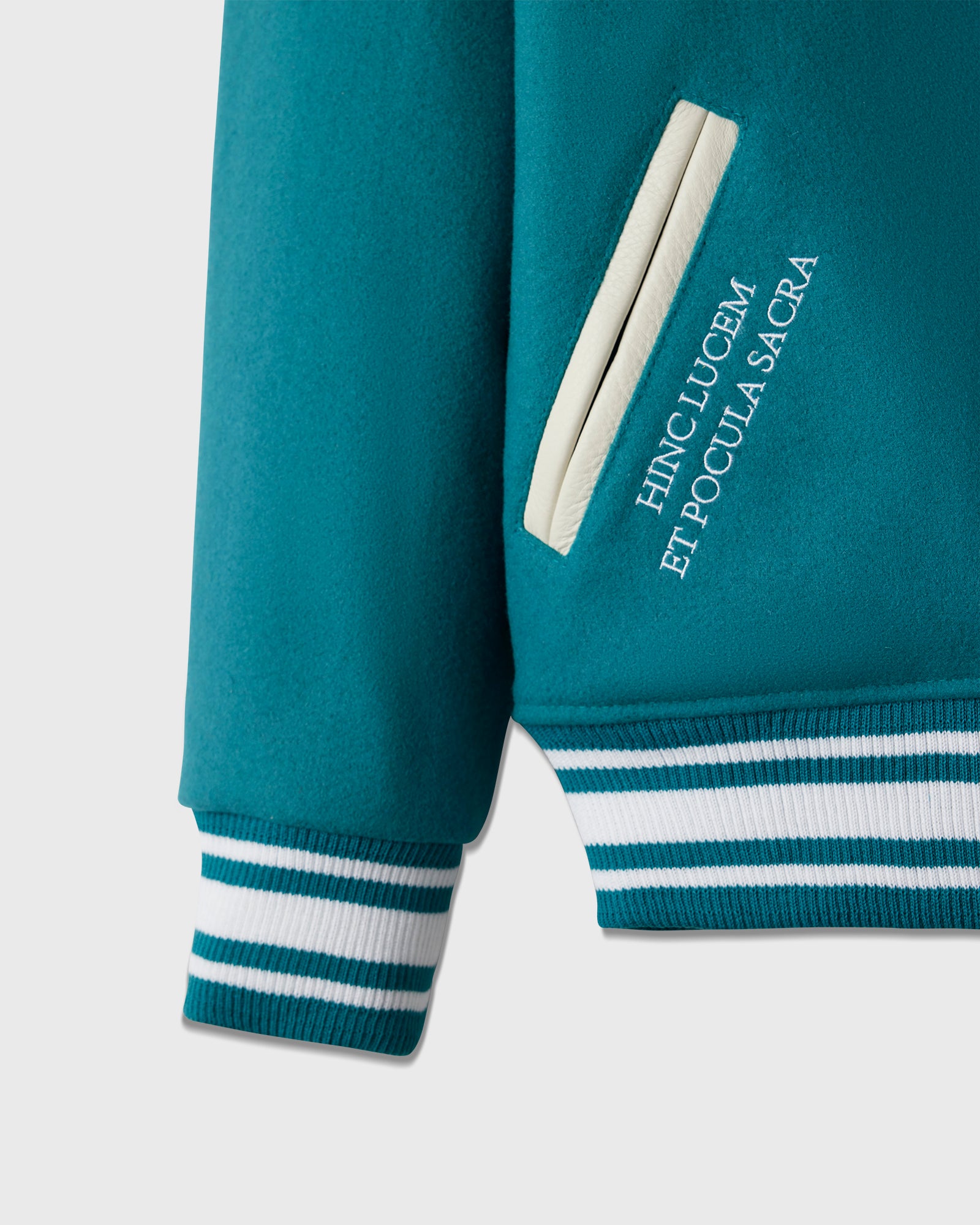 Campus Varsity Jacket - Cambridge Green IMAGE #6