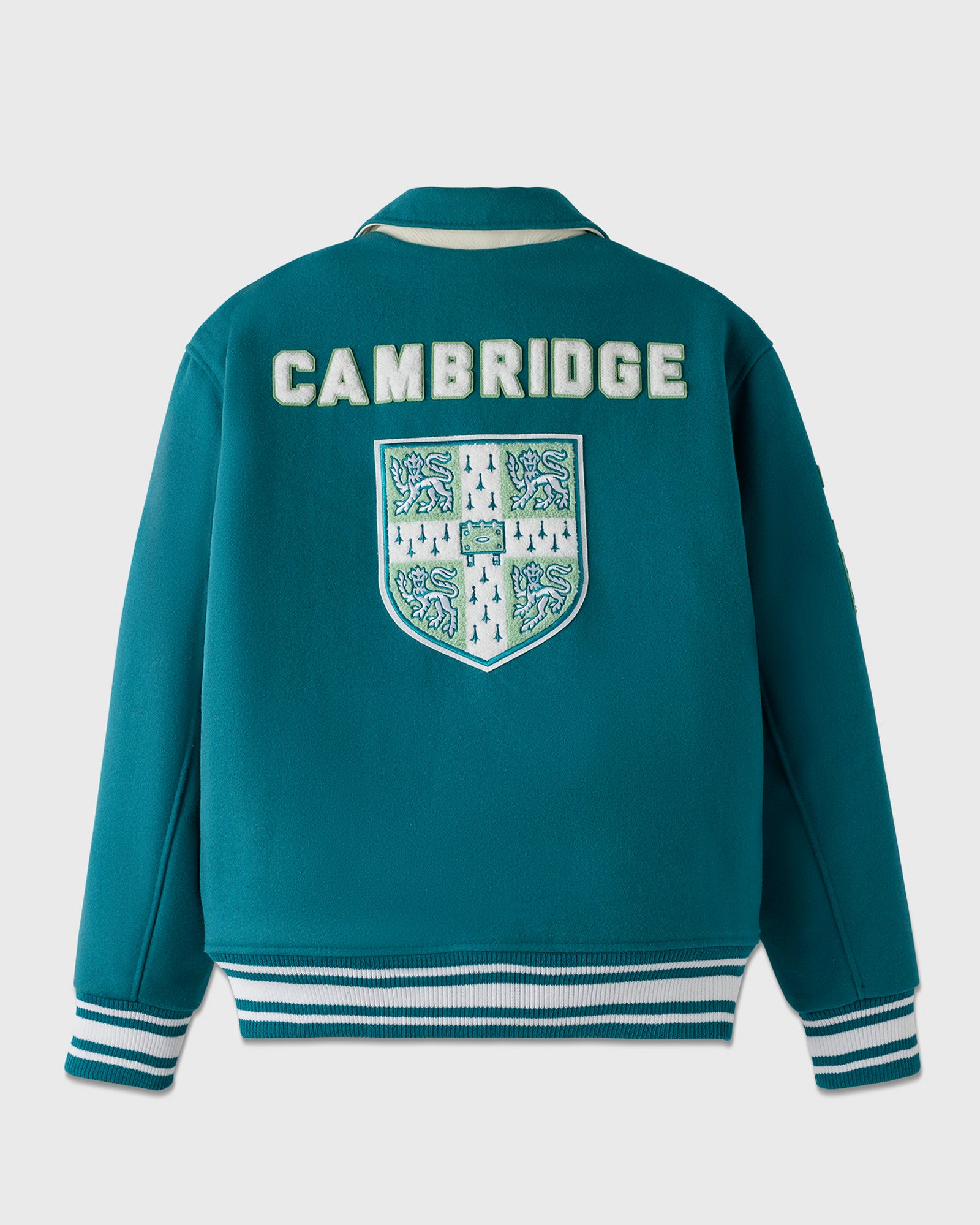 Campus Varsity Jacket - Cambridge Green IMAGE #2