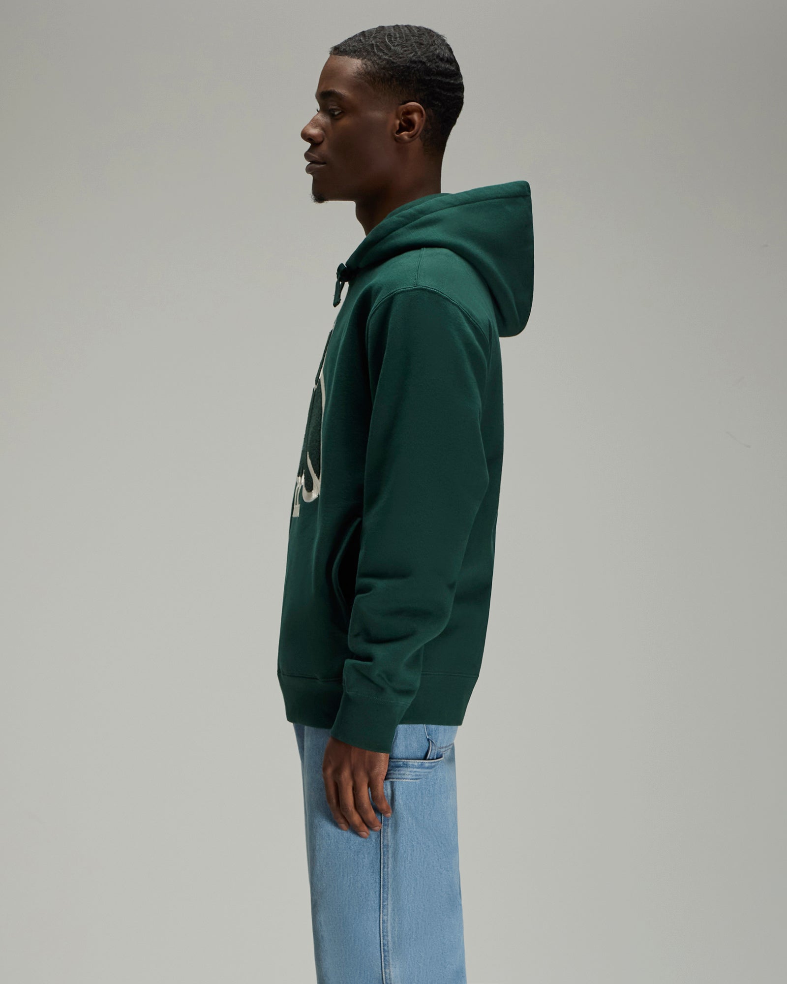 Icon Hoodie - Dark Green IMAGE #3