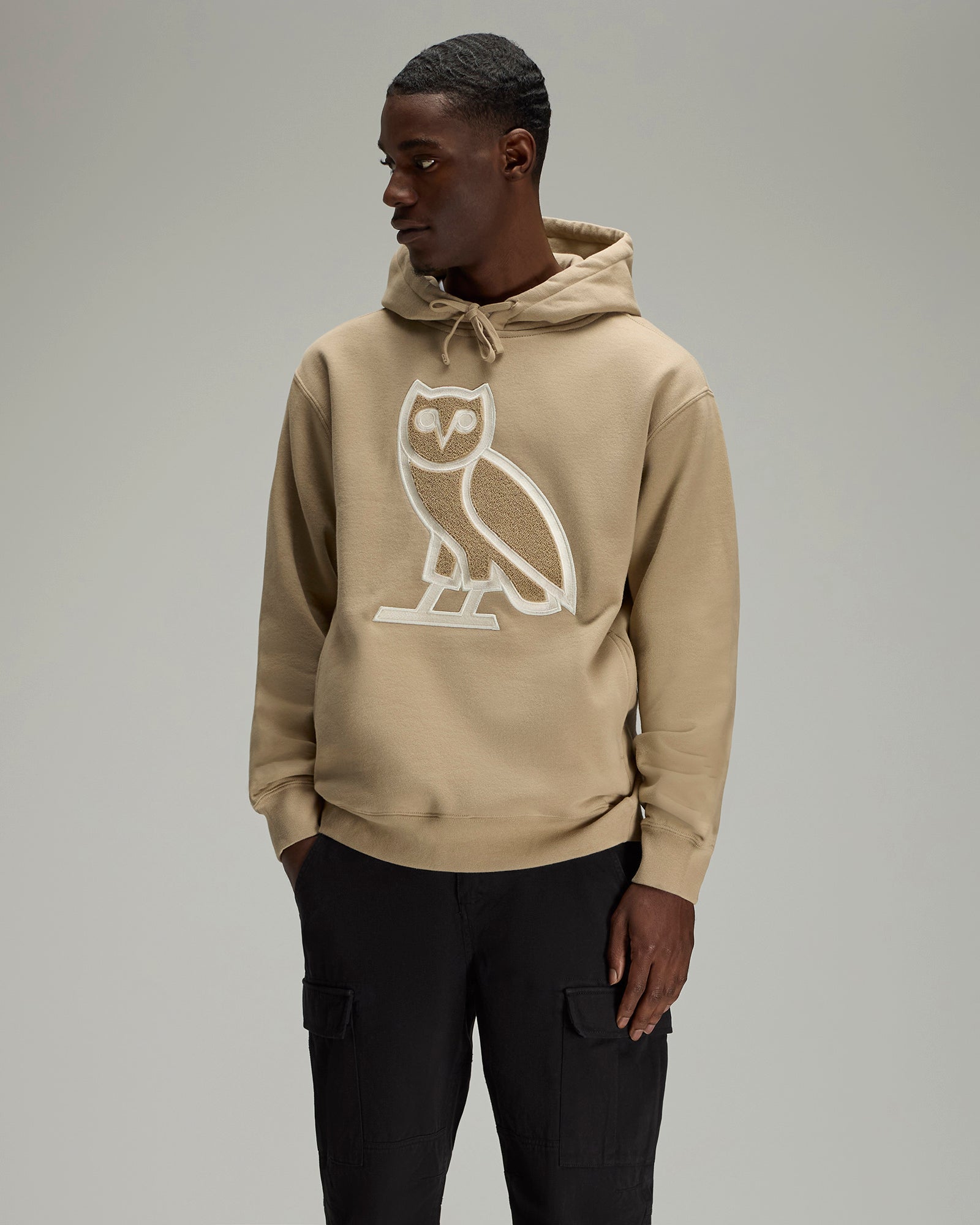 Icon Hoodie - Taupe IMAGE #2