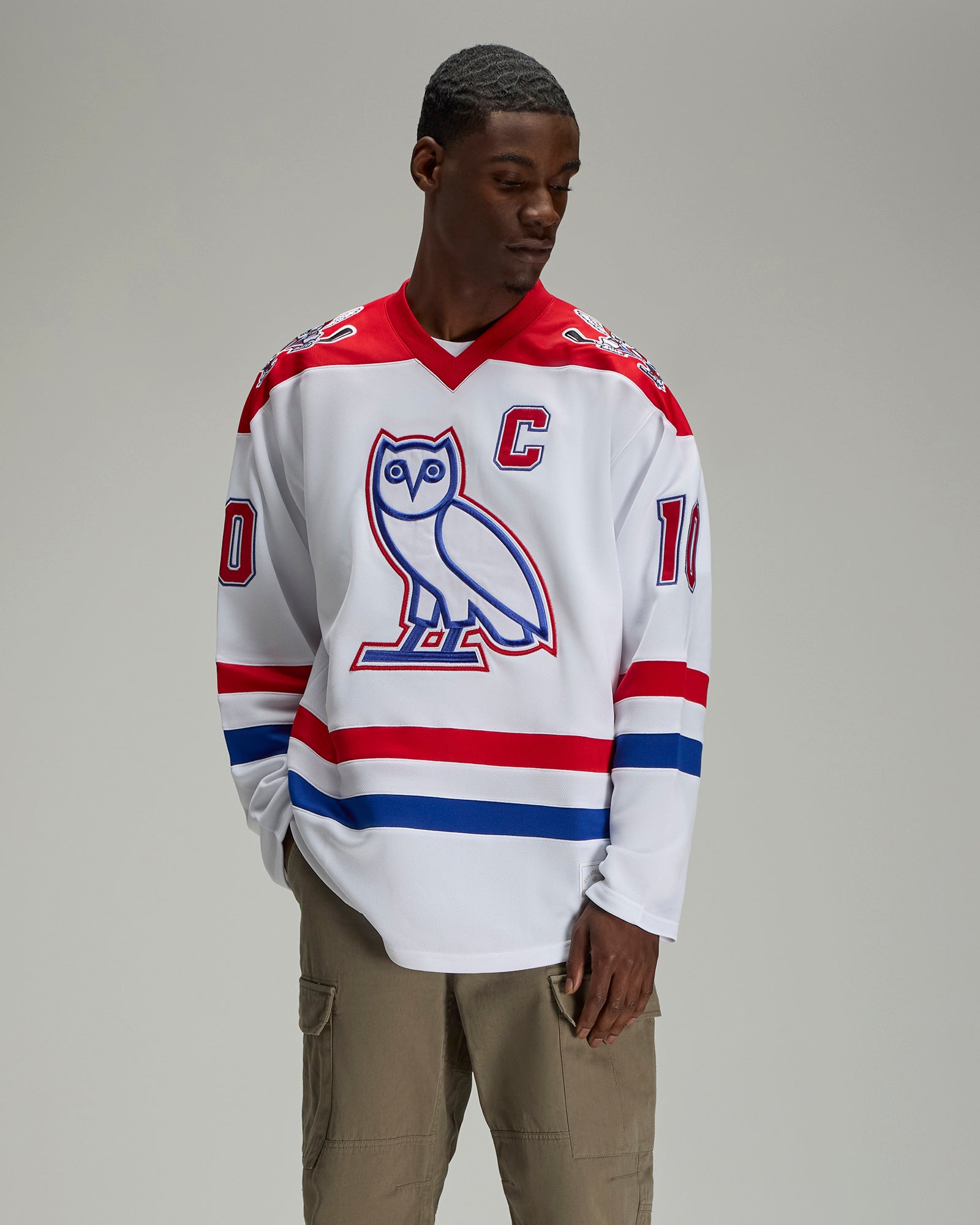 Icon Hockey Jersey - White IMAGE #2