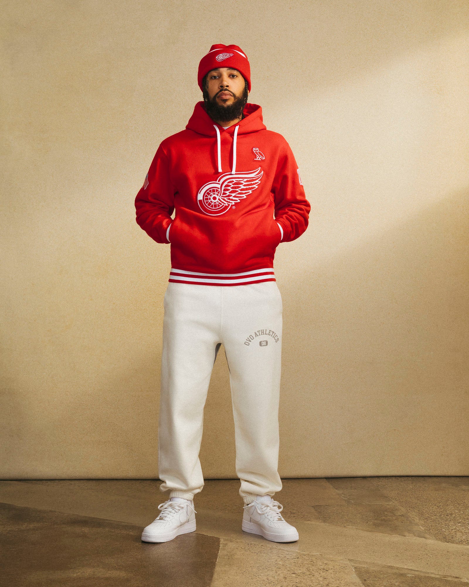 Detroit Red Wings Hoodie - Detroit Red IMAGE #2