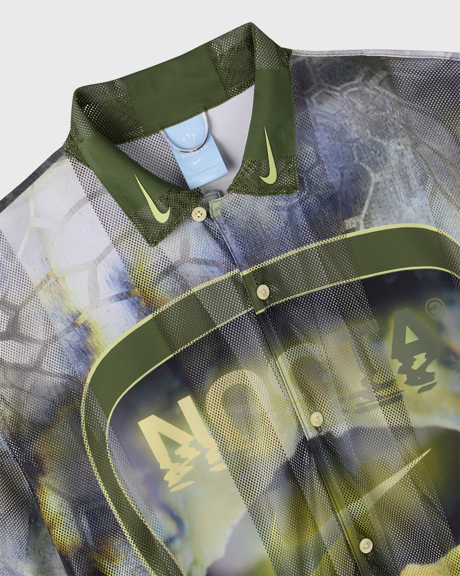 NOCTA Opal Tito Neeks Button Down - Oil Green IMAGE #3