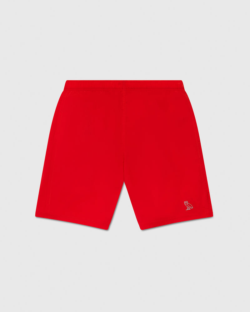 Nylon Sport Short - Red