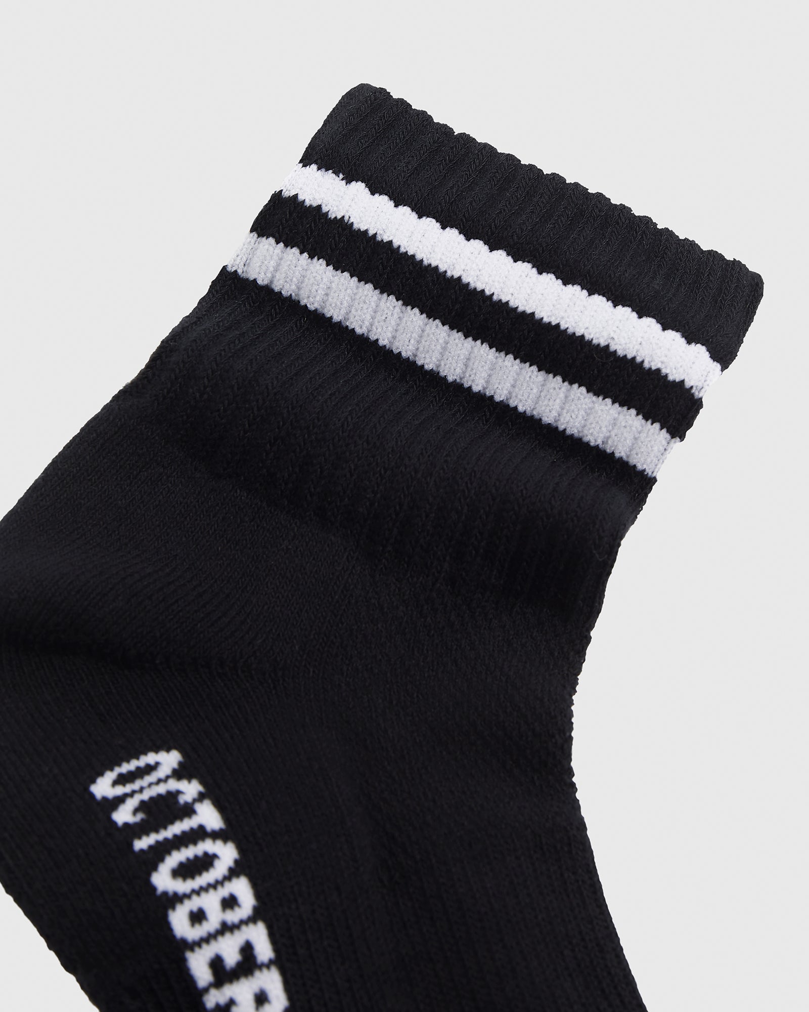 Stripe Ankle Socks - Black IMAGE #4