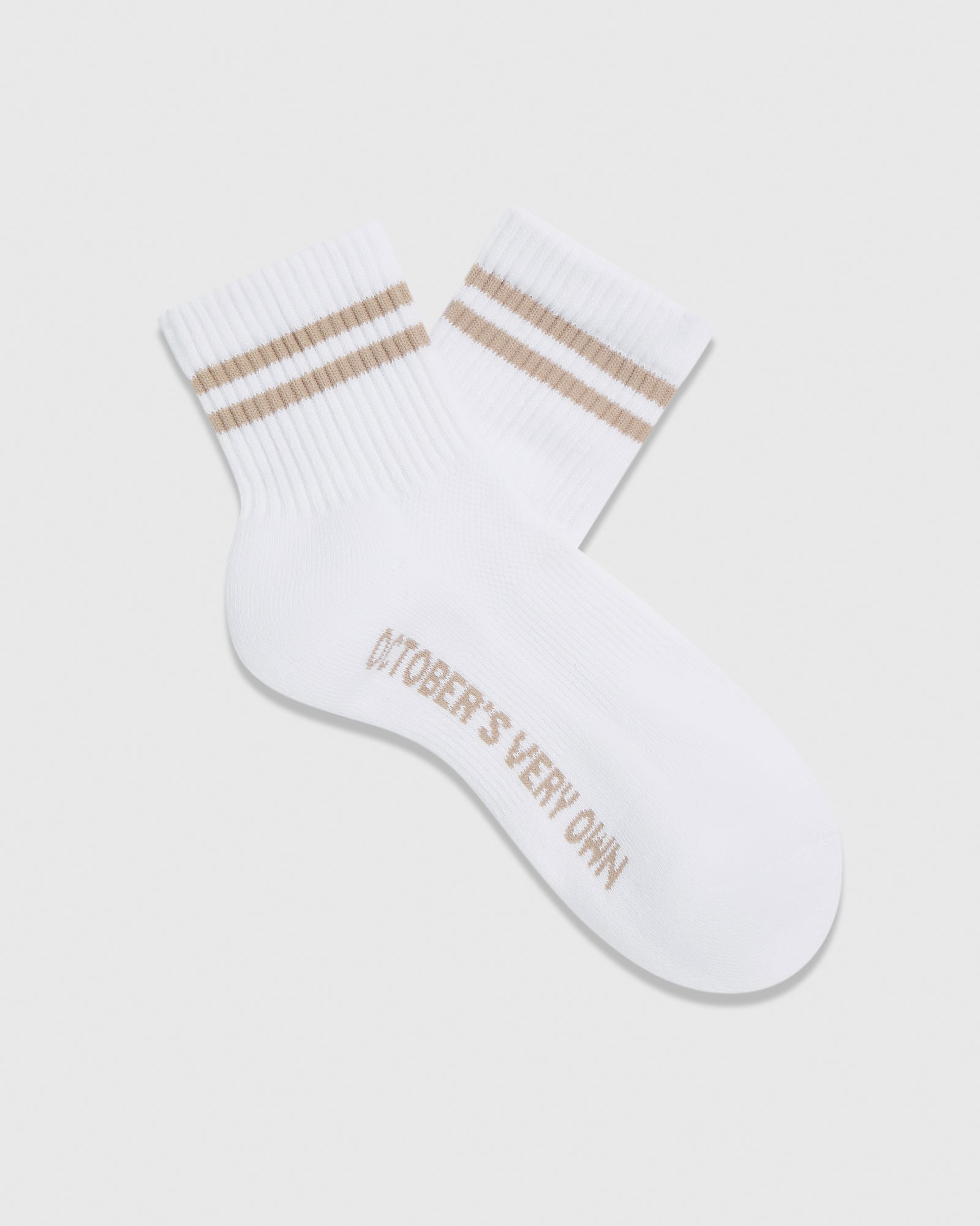 Stripe Ankle Socks - White IMAGE #3