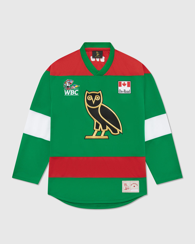 World Boxing Council Hockey Jersey - Green/Red