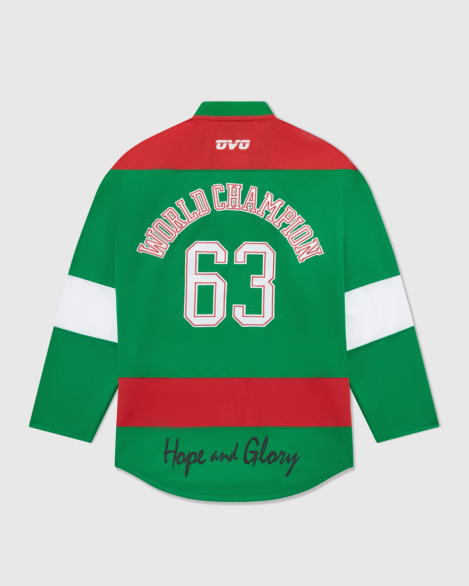 World Boxing Council Hockey Jersey - Green/Red IMAGE #2