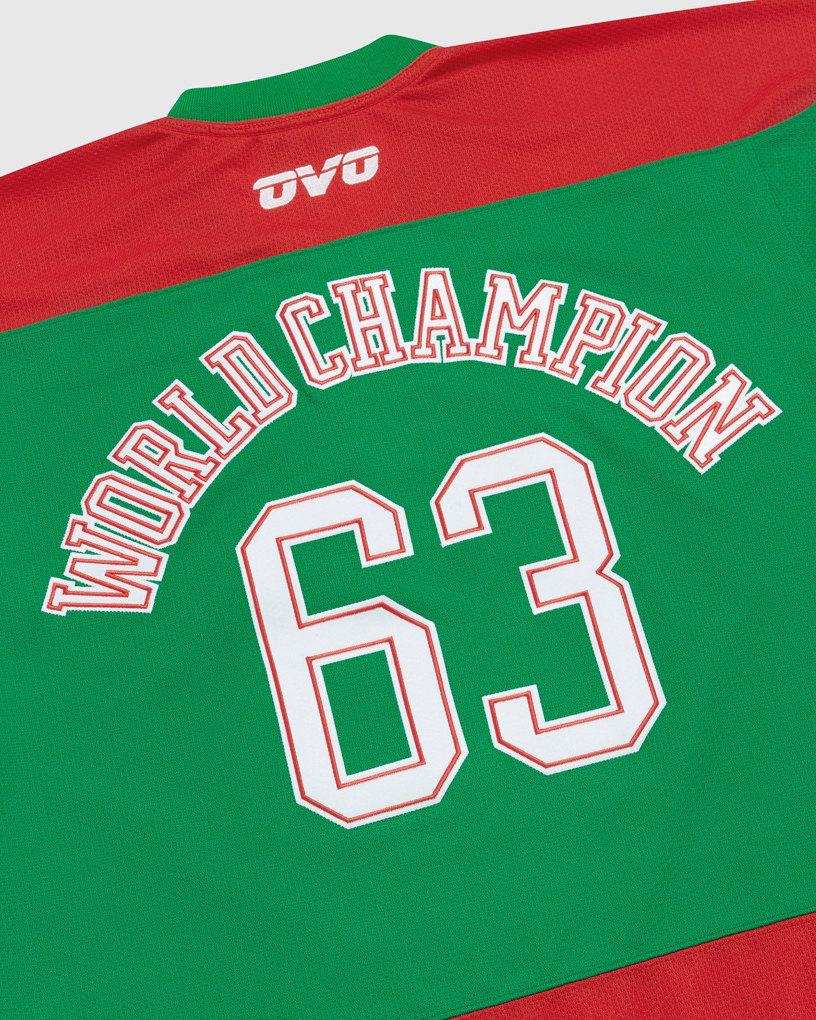 World Boxing Council Hockey Jersey - Green/Red IMAGE #7