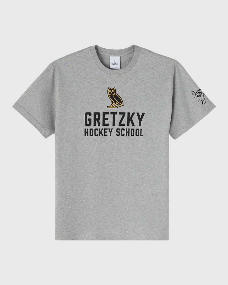 Gretzky Hockey School 99 T-Shirt - Heather Grey