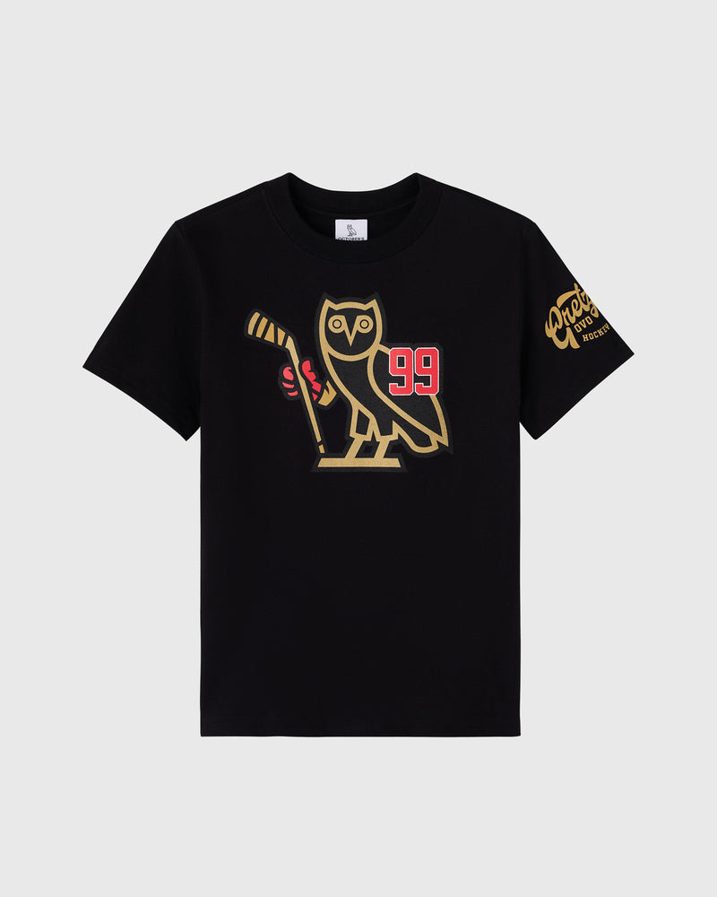 Gretzky Hockey School Kids T-Shirt - Black