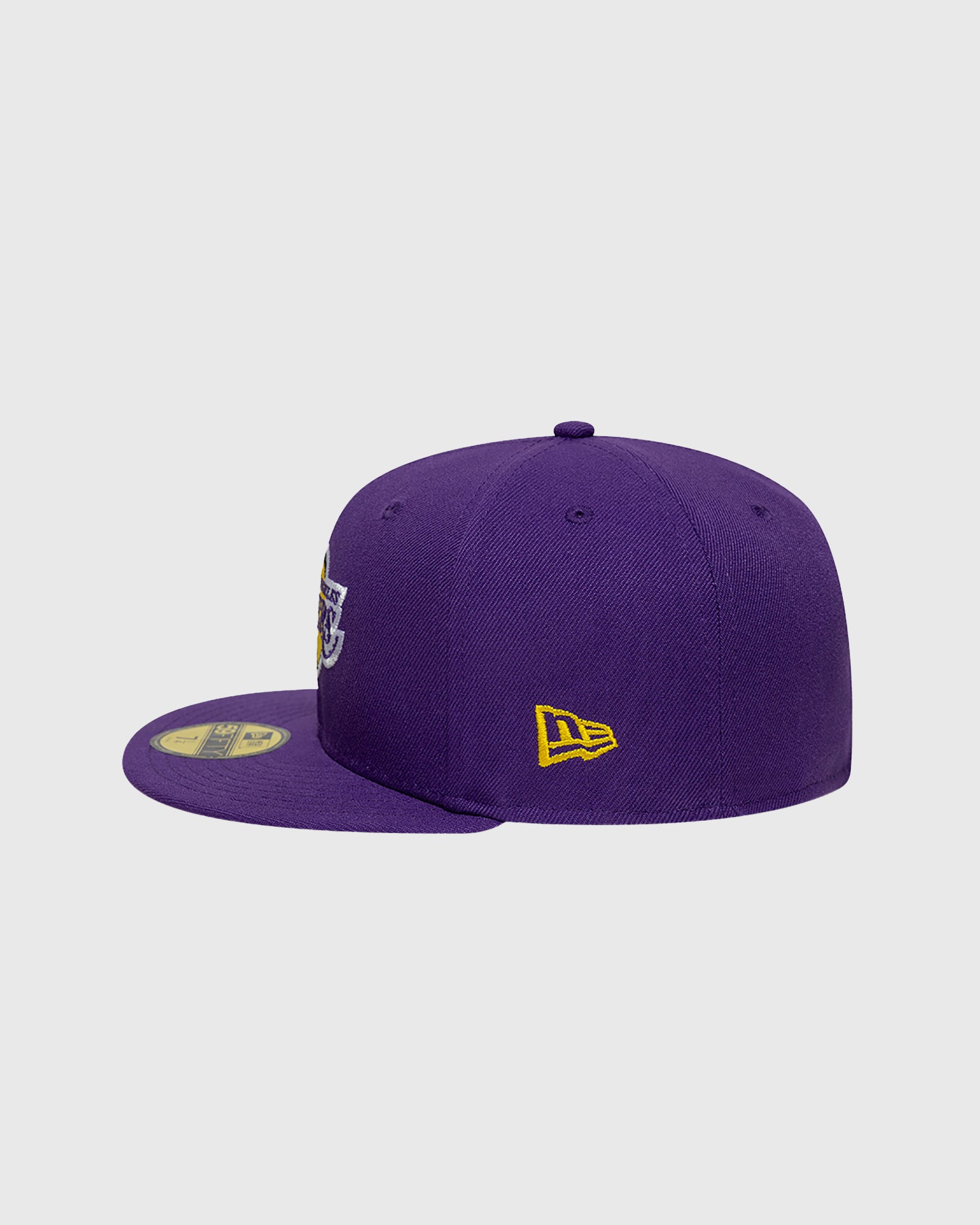 NBA Los Angeles Lakers New Era 59Fifty Fitted Cap - Purple IMAGE #4