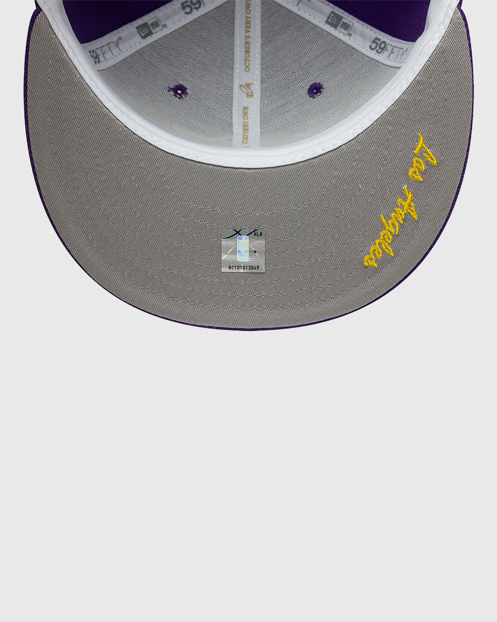 NBA Los Angeles Lakers New Era 59Fifty Fitted Cap - Purple IMAGE #5