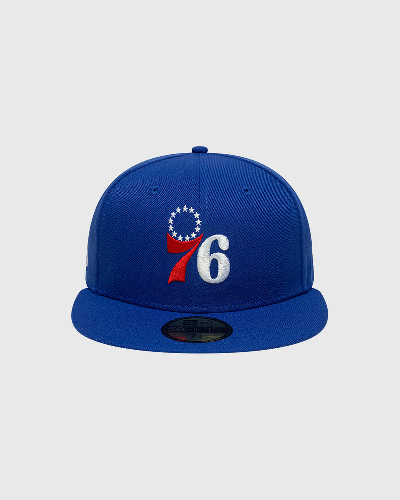 NBA Philadelphia 76ers New Era 59Fifty Fitted Cap - Blue