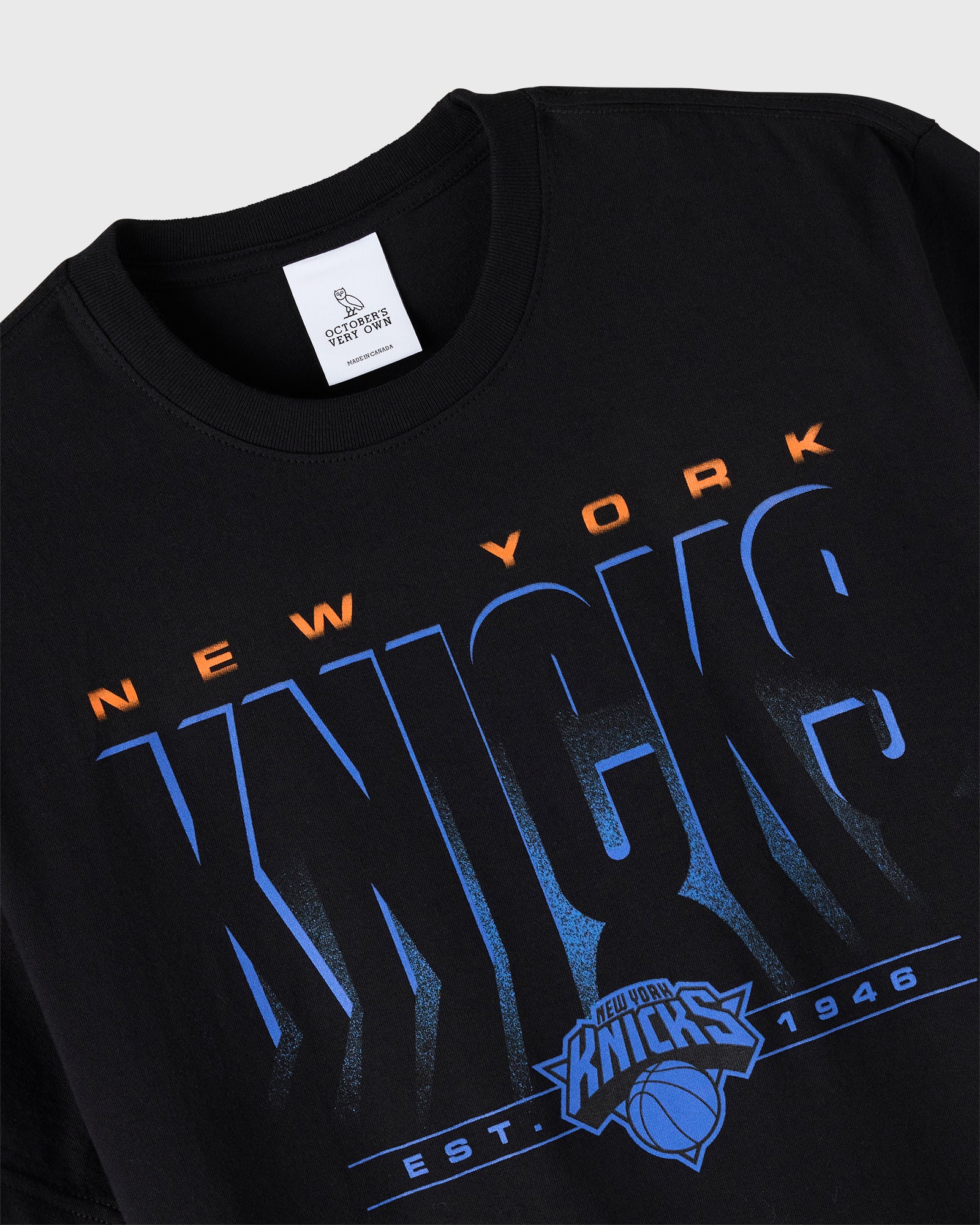 NBA New York Knicks T-Shirt - Black IMAGE #7