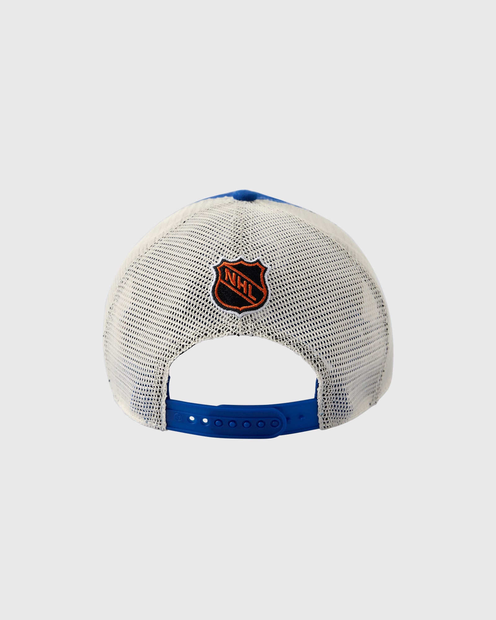 NHL Edmonton Oilers '47 Brand Trucker Hat - Navy IMAGE #5