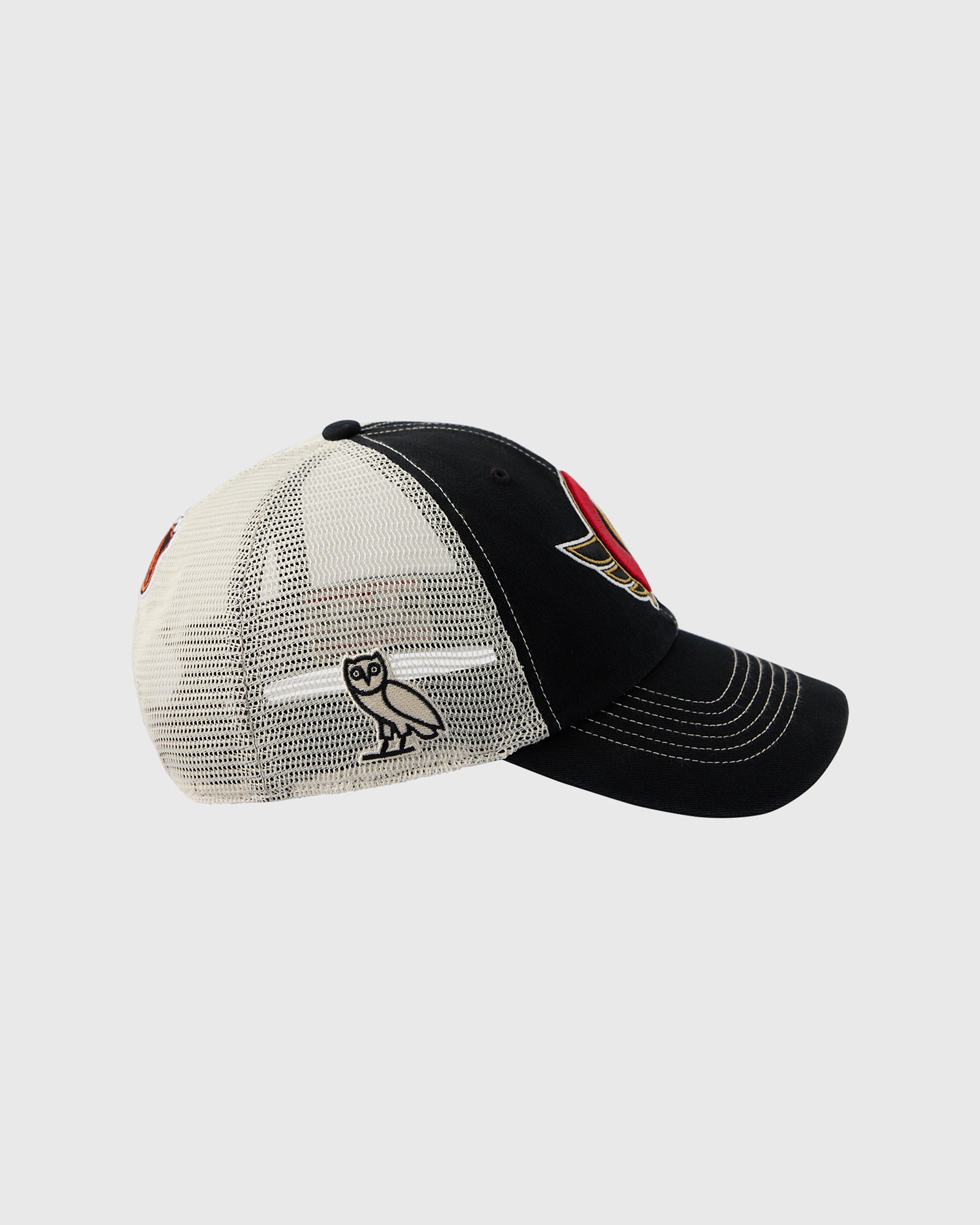 NHL Ottawa Senators '47 Brand Trucker Hat - Black IMAGE #4