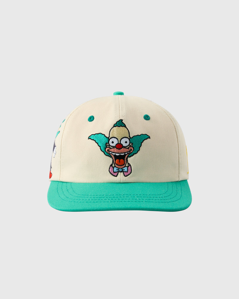 The Simpsons Krusty the Clown Snapback Cap - Taupe/Teal