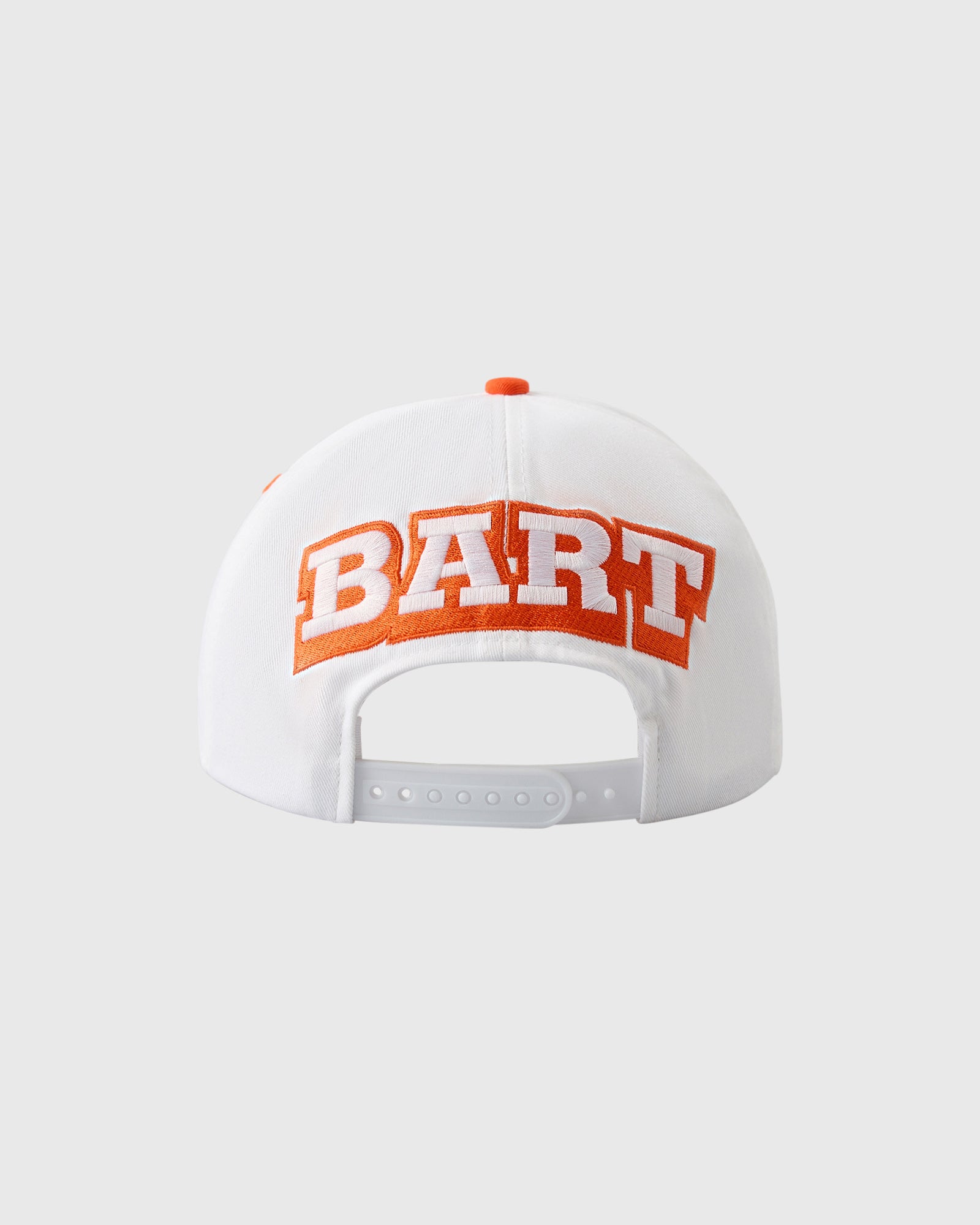 The Simpsons Bart Snapback Cap - White/Orange IMAGE #2