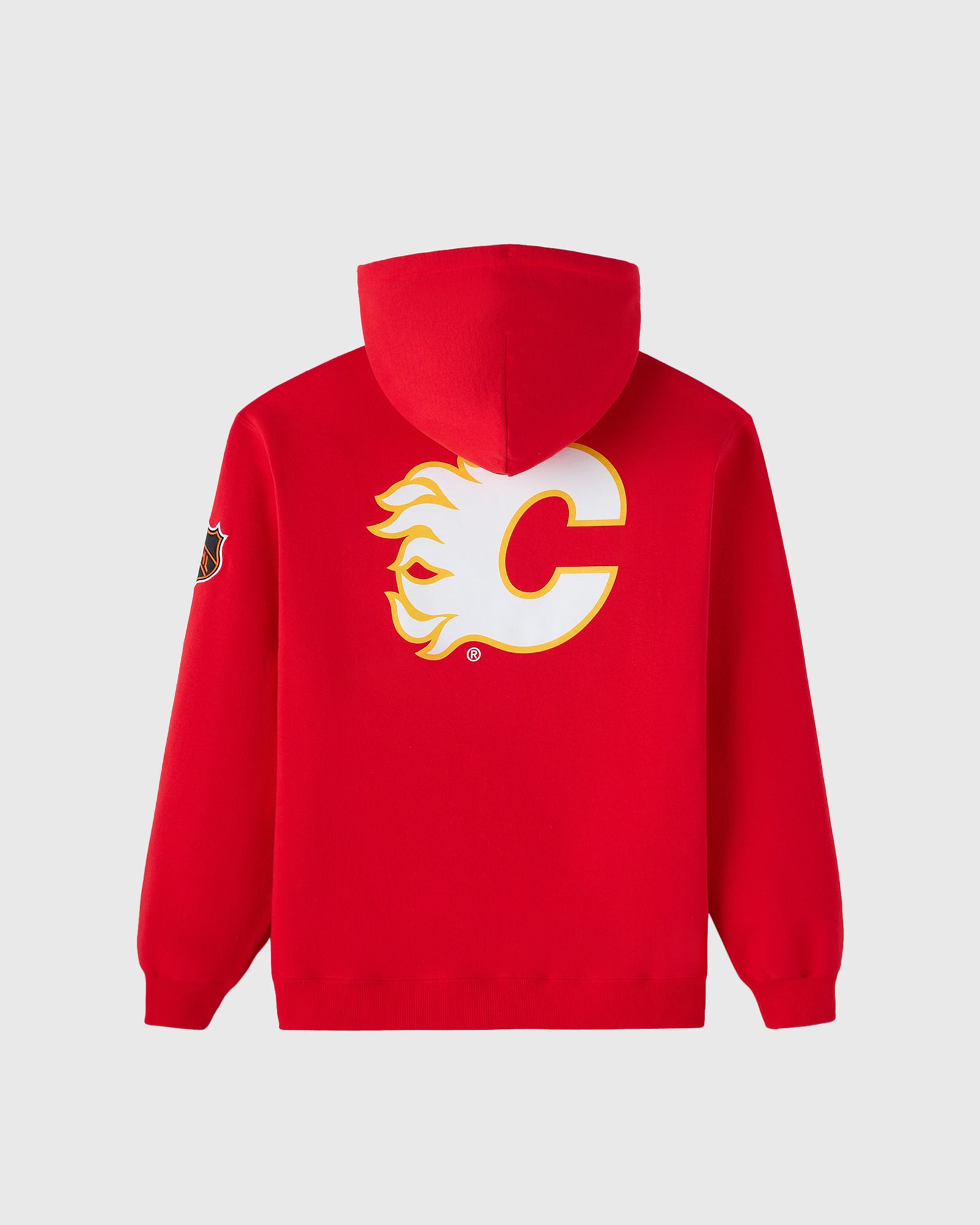 NHL Calgary Flames Team Training Hoodie - Red IMAGE #4