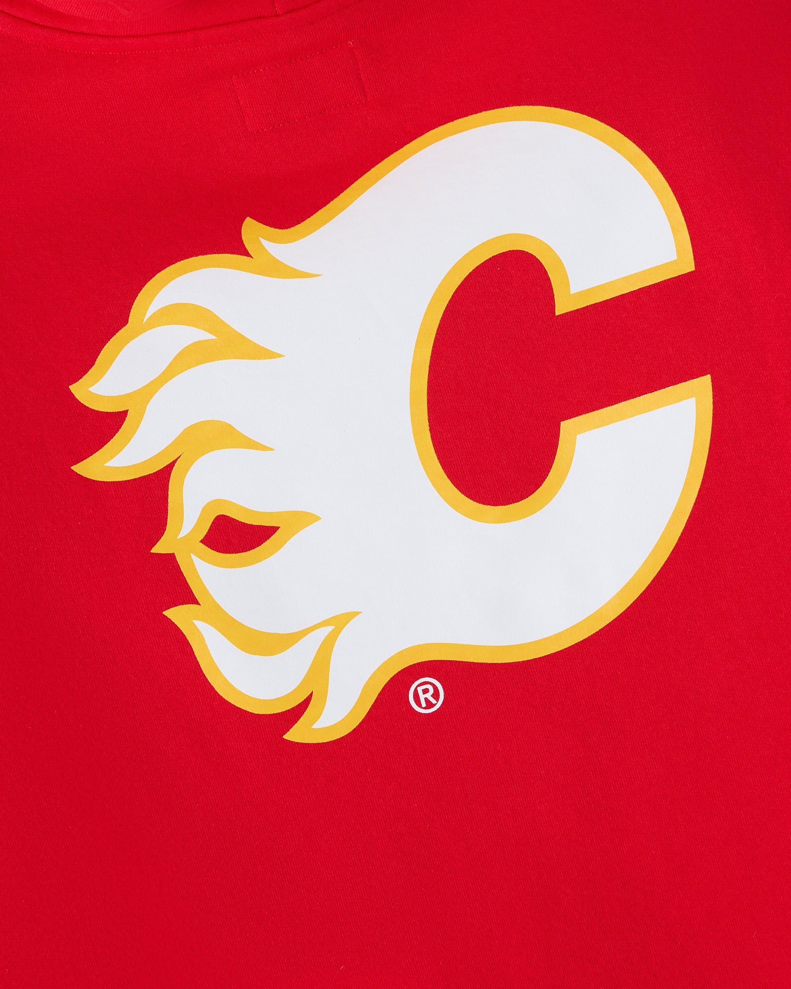 NHL Calgary Flames Team Training Hoodie - Red IMAGE #7