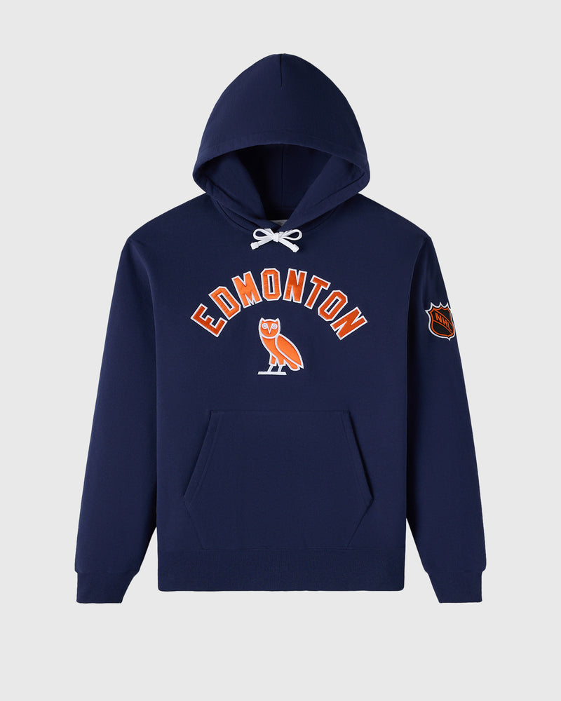 NHL Edmonton Oilers Team Training Hoodie - Navy