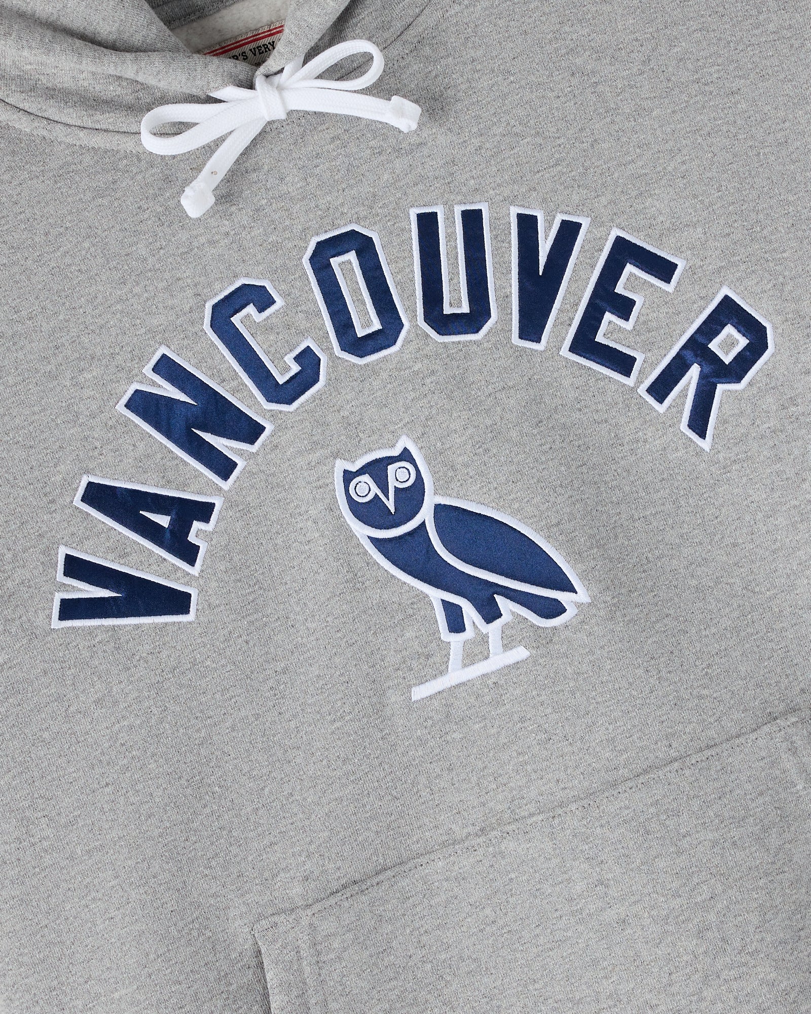 NHL Vancouver Canucks Team Training Hoodie - Ash Heather Grey IMAGE #3