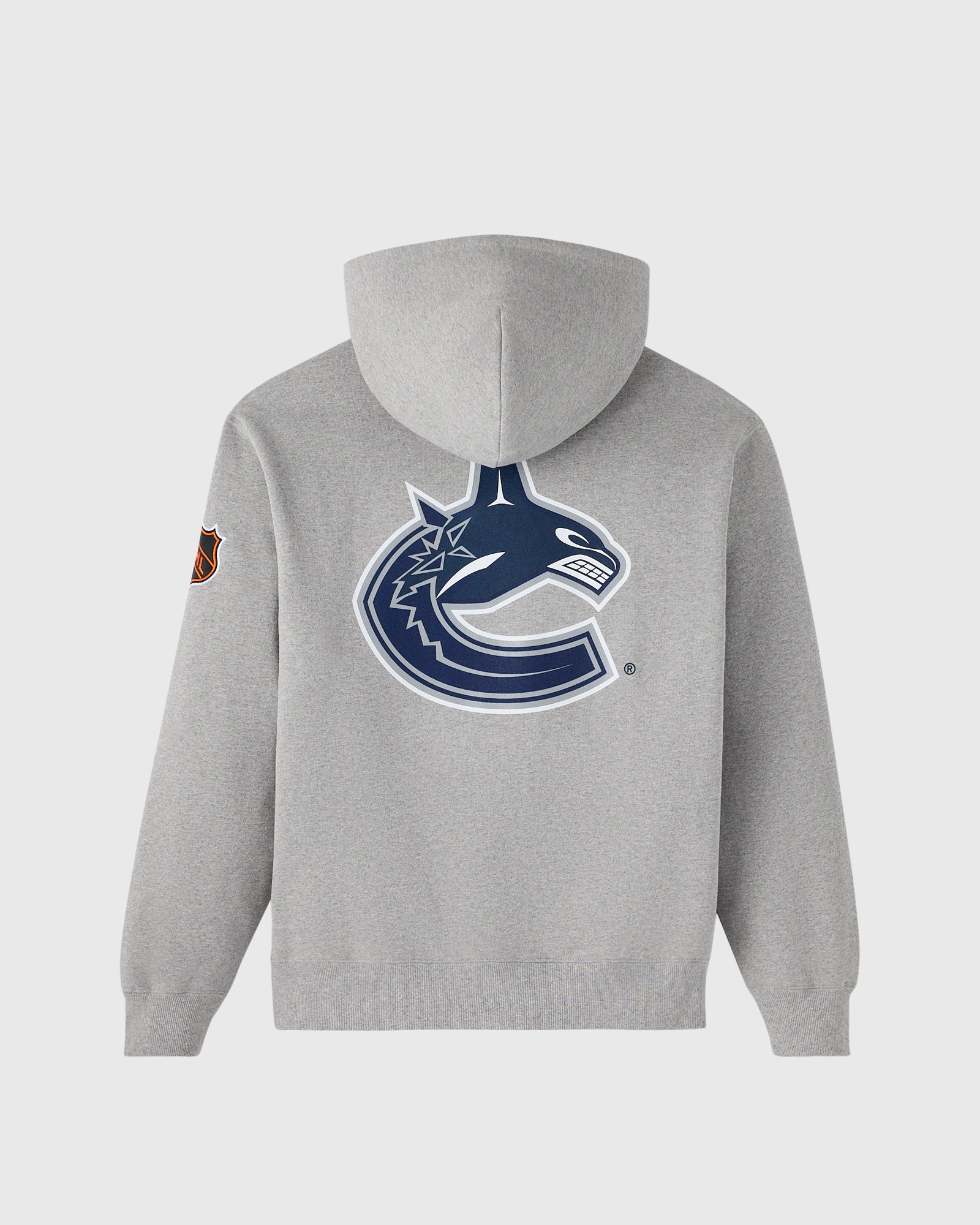 NHL Vancouver Canucks Team Training Hoodie - Ash Heather Grey IMAGE #2