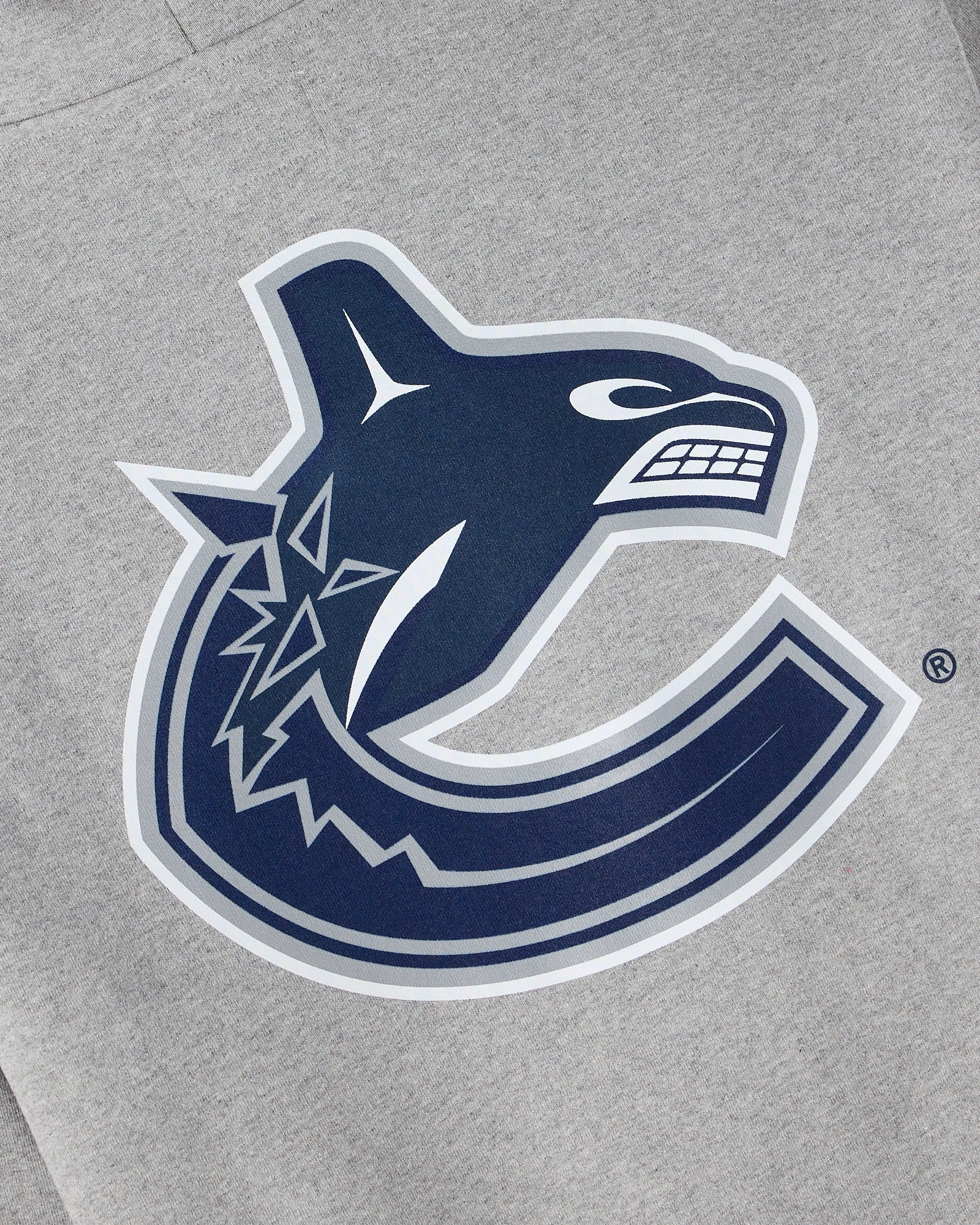 NHL Vancouver Canucks Team Training Hoodie - Ash Heather Grey IMAGE #5