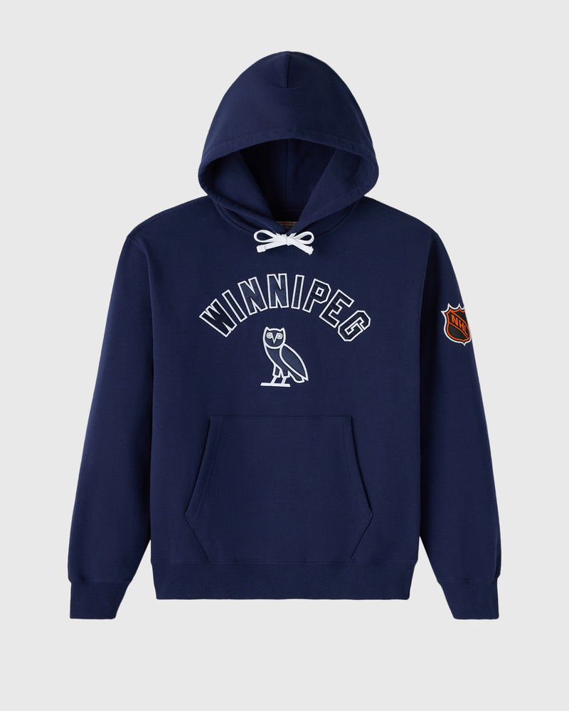 NHL Winnipeg Jets Team Training Hoodie - Navy