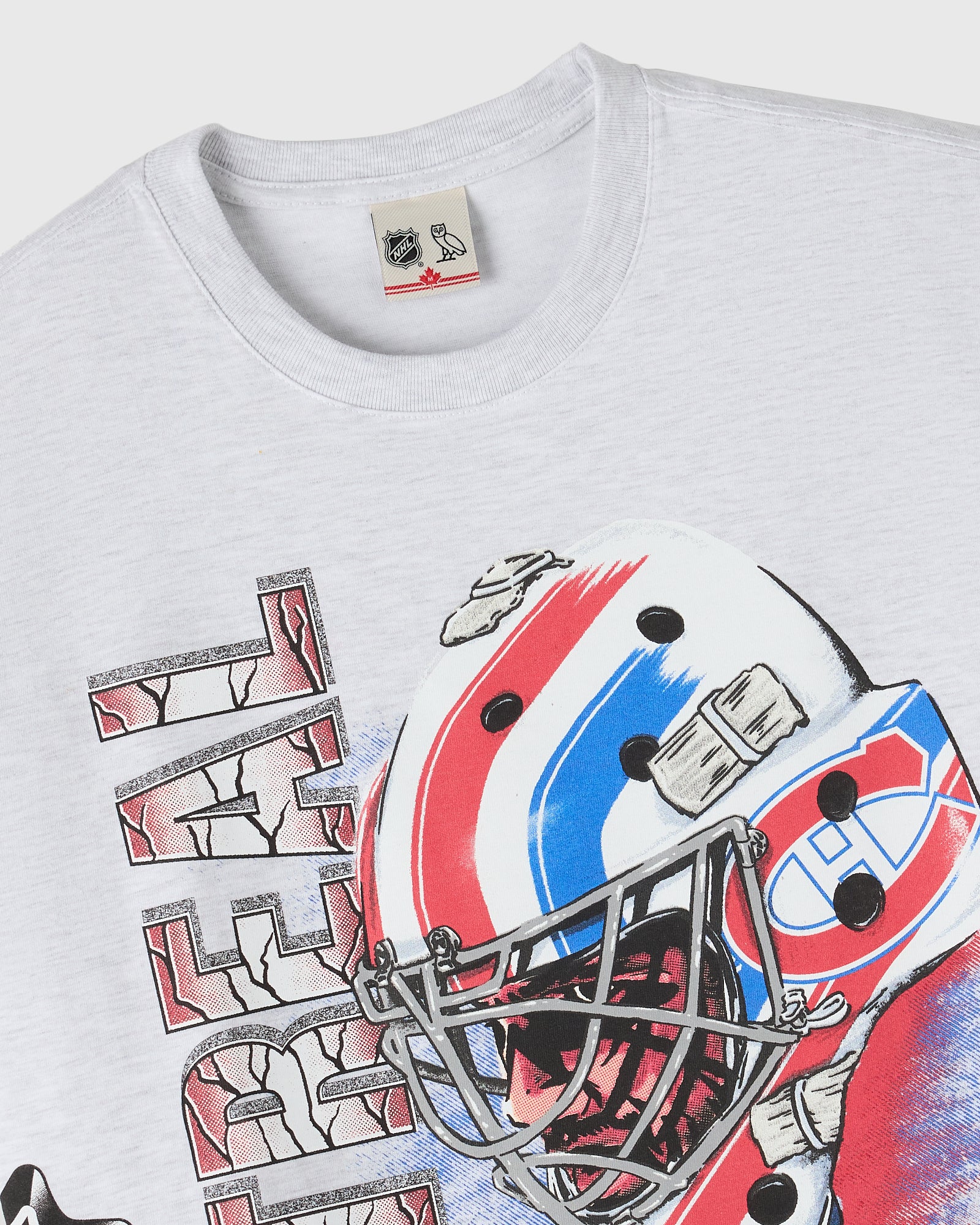 NHL Montreal Canadiens 90's Graphic T-Shirt - Ash Heather Grey IMAGE #3