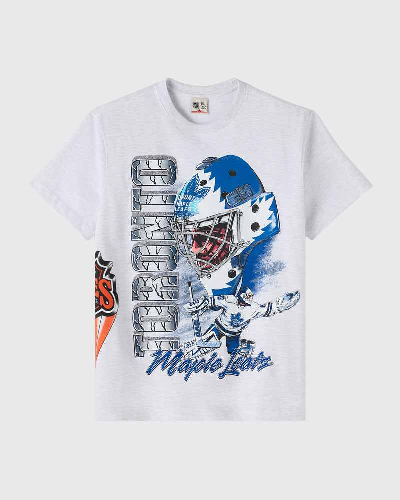 NHL Toronto Maple Leafs 90's Graphic T-Shirt - Ash Heather Grey