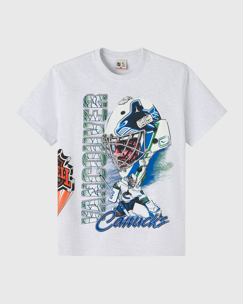 NHL Vancouver Canucks 90's Graphic T-Shirt - Ash Heather Grey