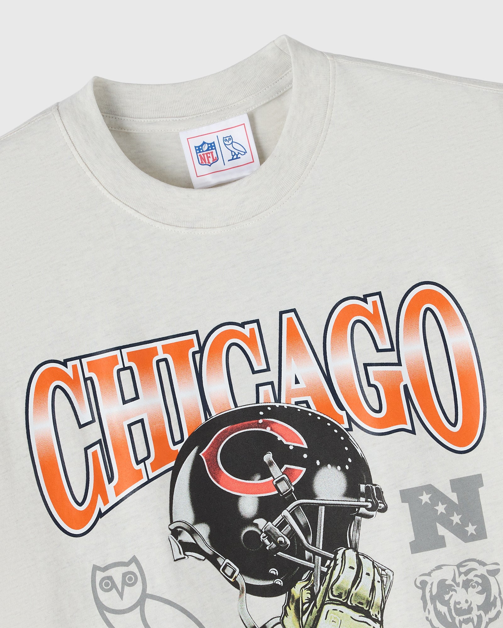 NFL Chicago Bears Graphic Team T-Shirt - Ash Heather Grey IMAGE #3