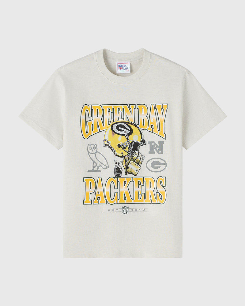 NFL Green Bay Packers Graphic Team T-Shirt - Ash Heather Grey