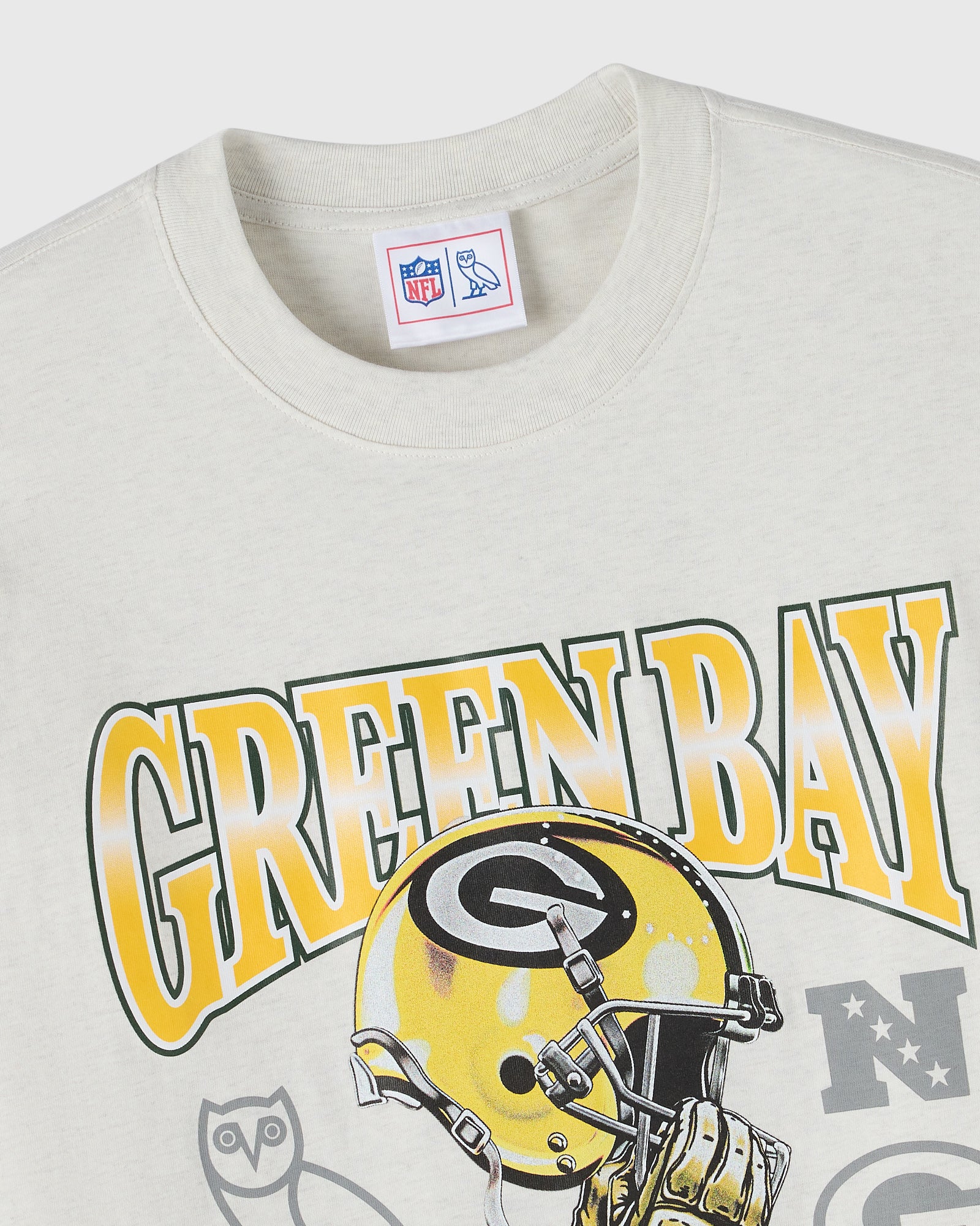 NFL Green Bay Packers Graphic Team T-Shirt - Ash Heather Grey IMAGE #3