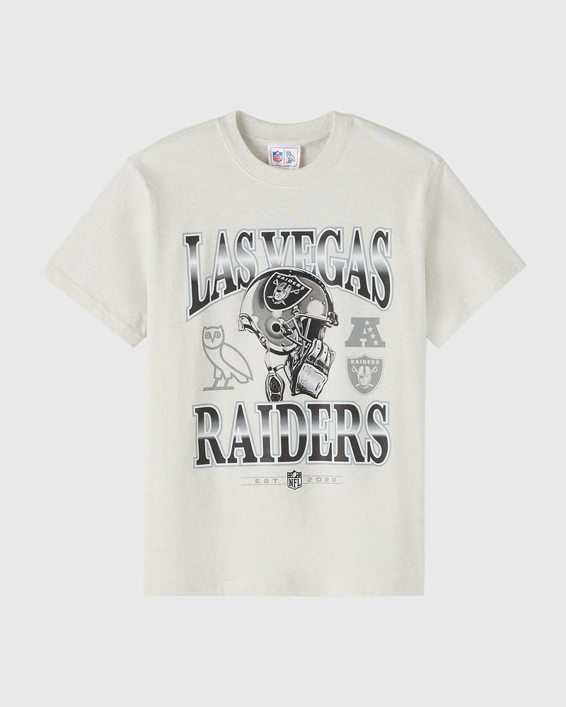 NFL Las Vegas Raiders Graphic Team T-Shirt - Ash Heather Grey