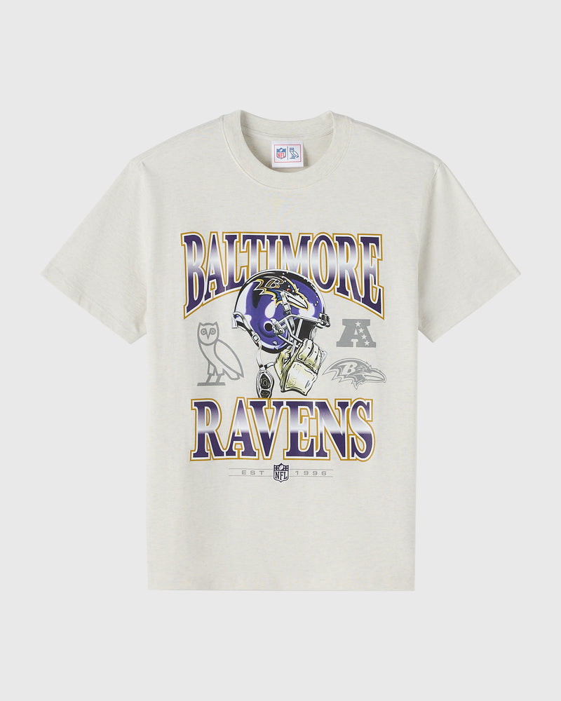 NFL Baltimore Ravens Graphic Team T-Shirt - Ash Heather Grey