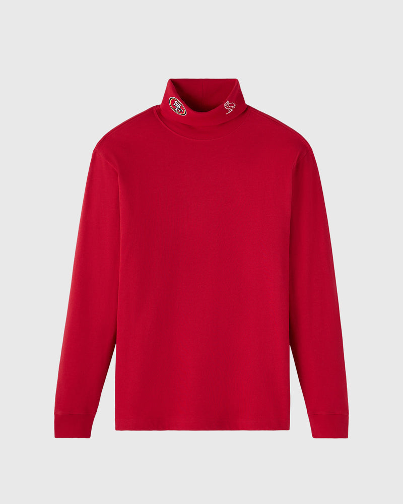 NFL San Francisco 49ers Heavyweight Turtleneck - Red