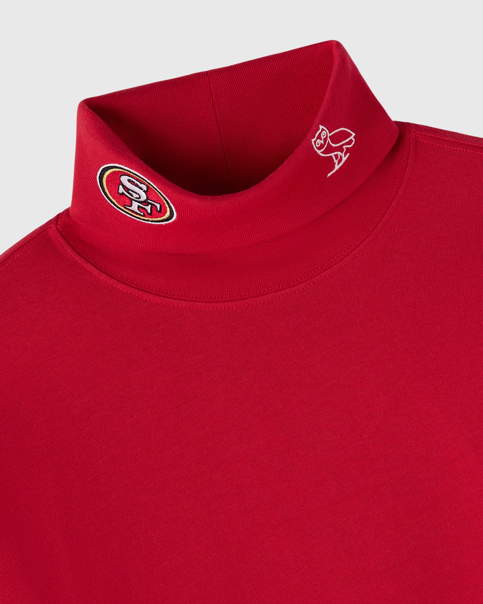 NFL San Francisco 49ers Heavyweight Turtleneck - Red IMAGE #2