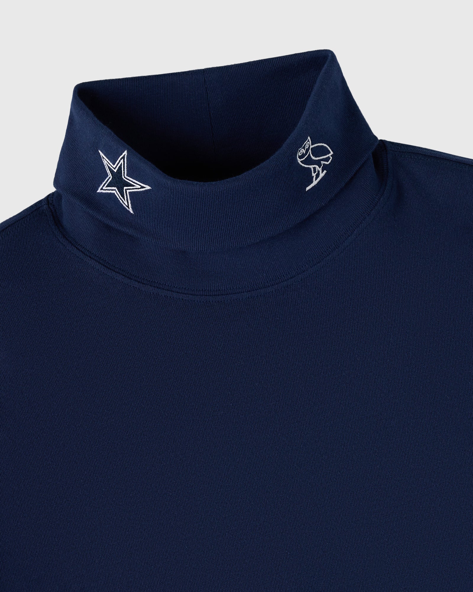 NFL Dallas Cowboys Heavyweight Turtleneck - Navy IMAGE #2