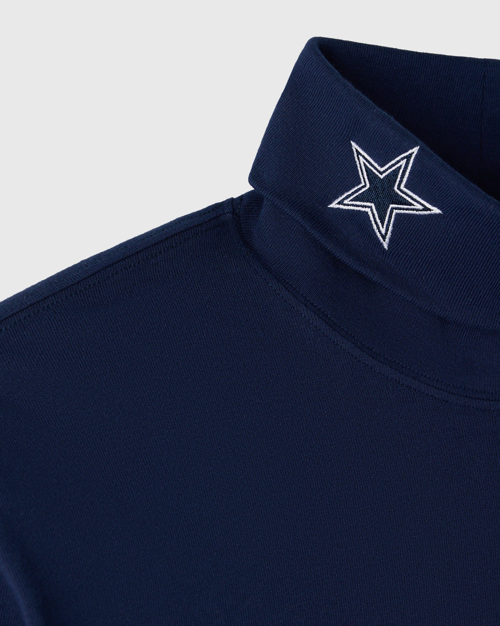 NFL Dallas Cowboys Heavyweight Turtleneck - Navy IMAGE #4