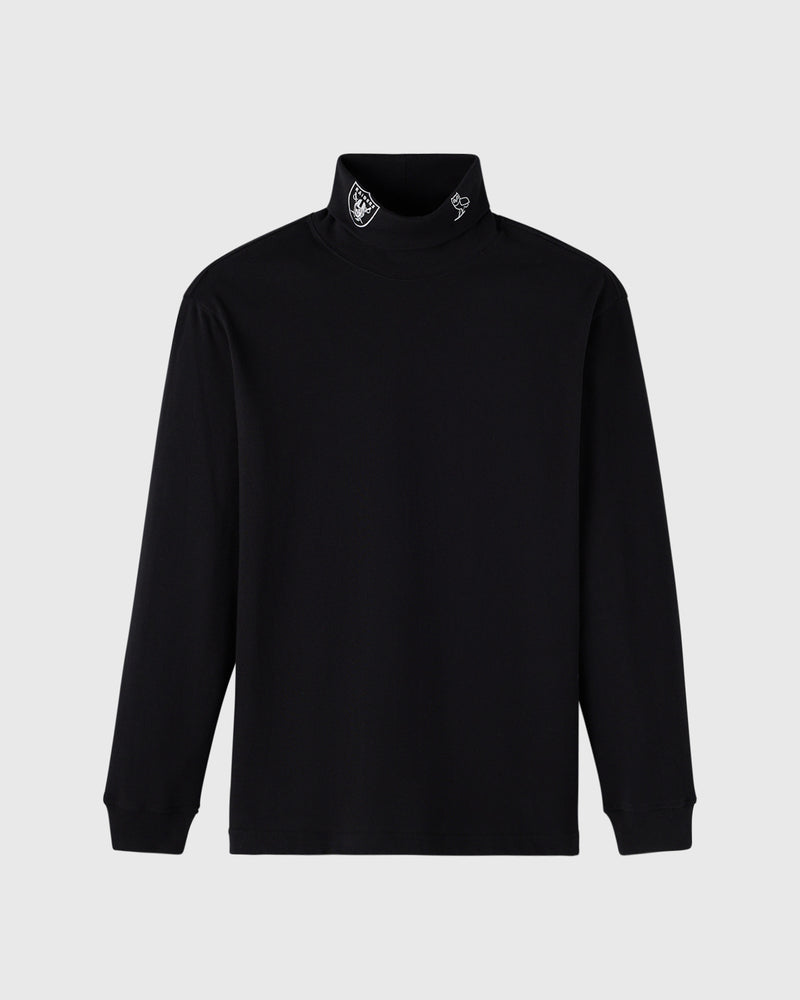 NFL Las Vegas Raiders Heavyweight Turtleneck - Black