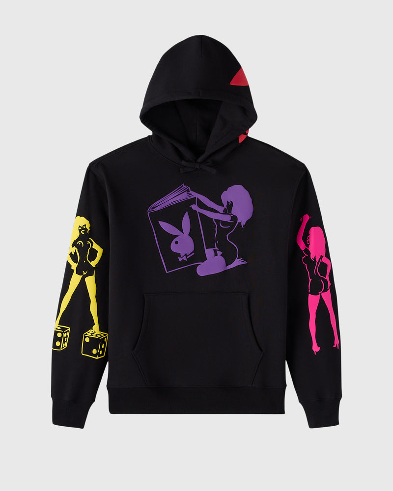 Playboy Pin-Up Hoodie - Black