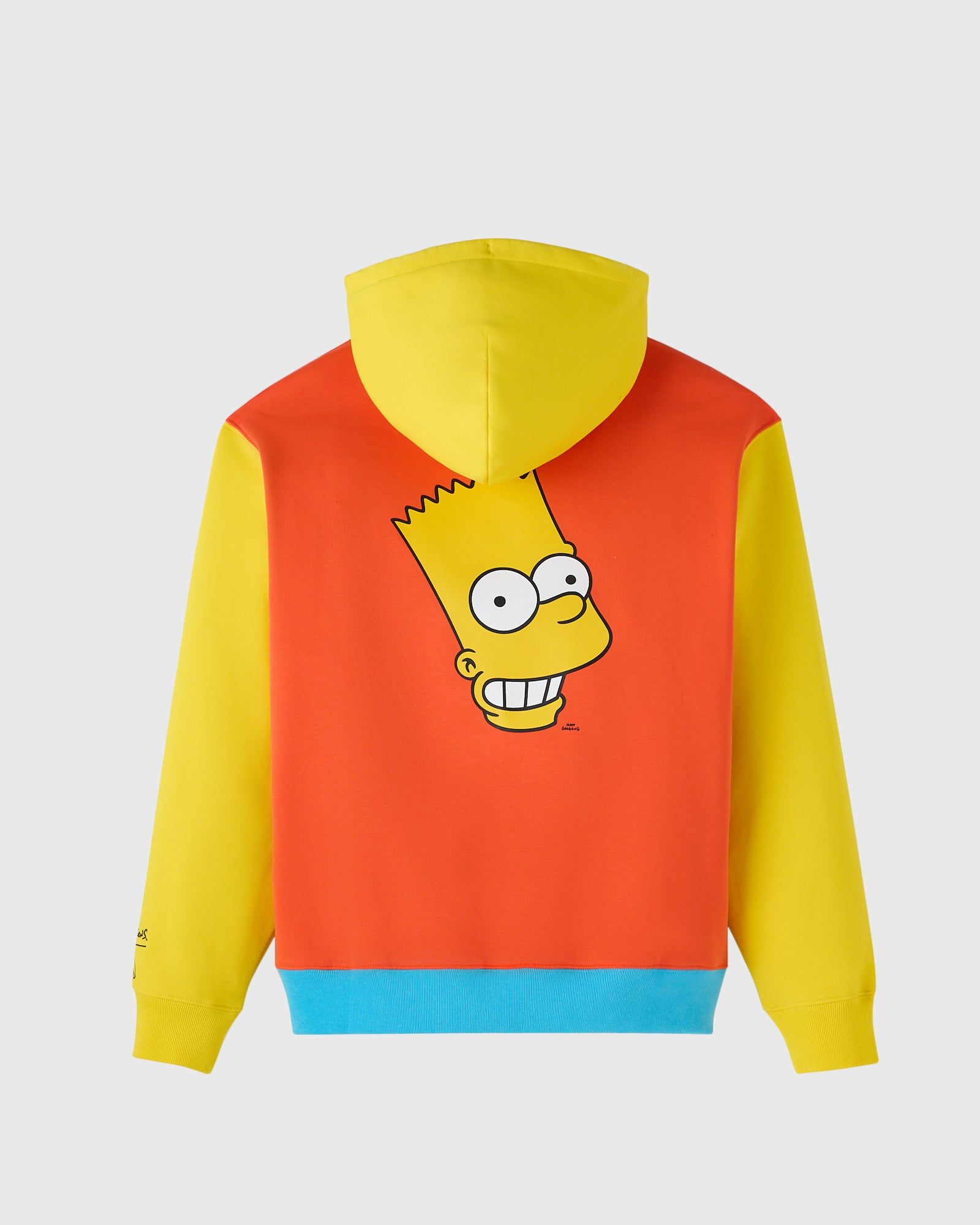 The Simpsons Bart Hoodie - Orange/Yellow IMAGE #2