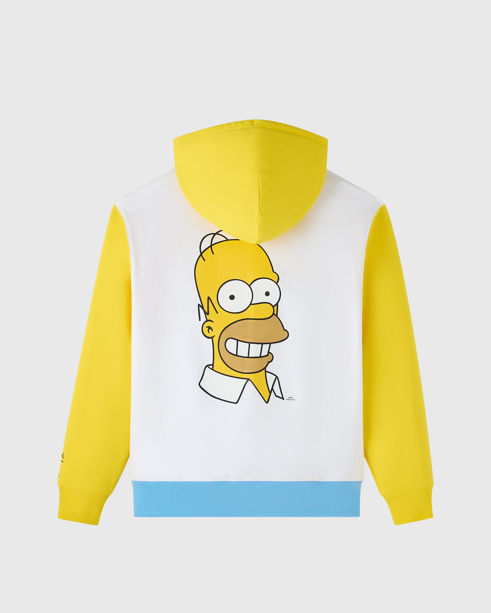 The Simpsons Homer Hoodie - White/Yellow IMAGE #3