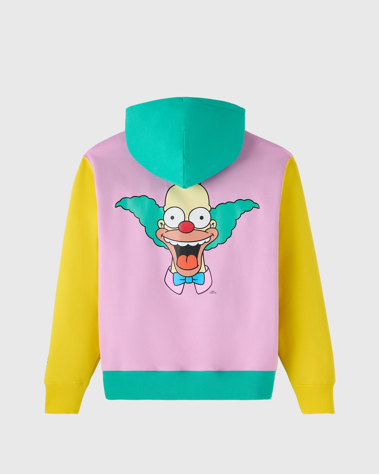 The Simpsons Krusty the Clown Hoodie - Pink/Yellow IMAGE #2