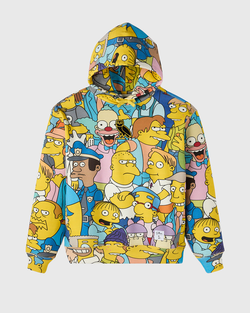 The Simpsons All Over Print Hoodie - Multi